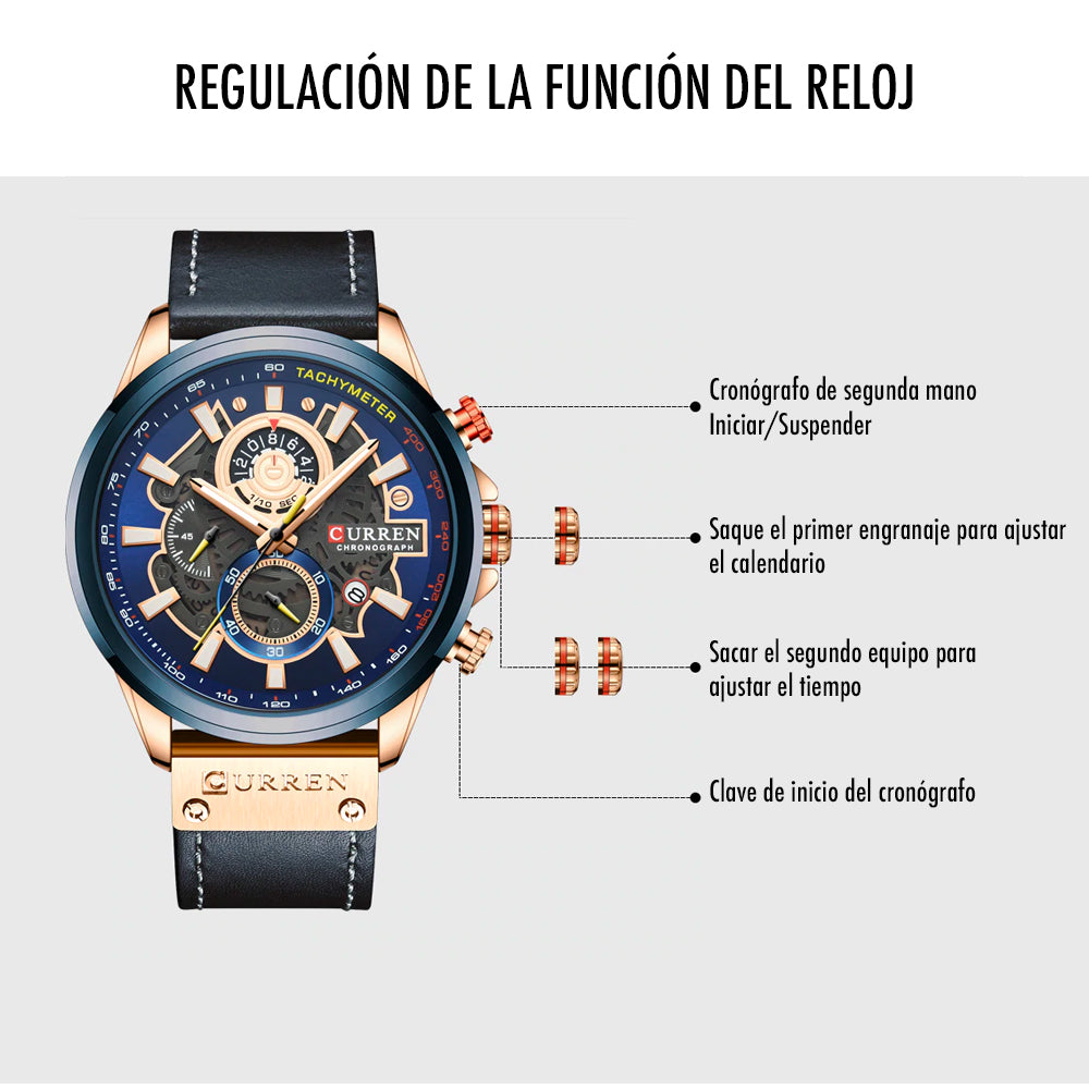 RELOJ CURREN REF. 8380 AZUL