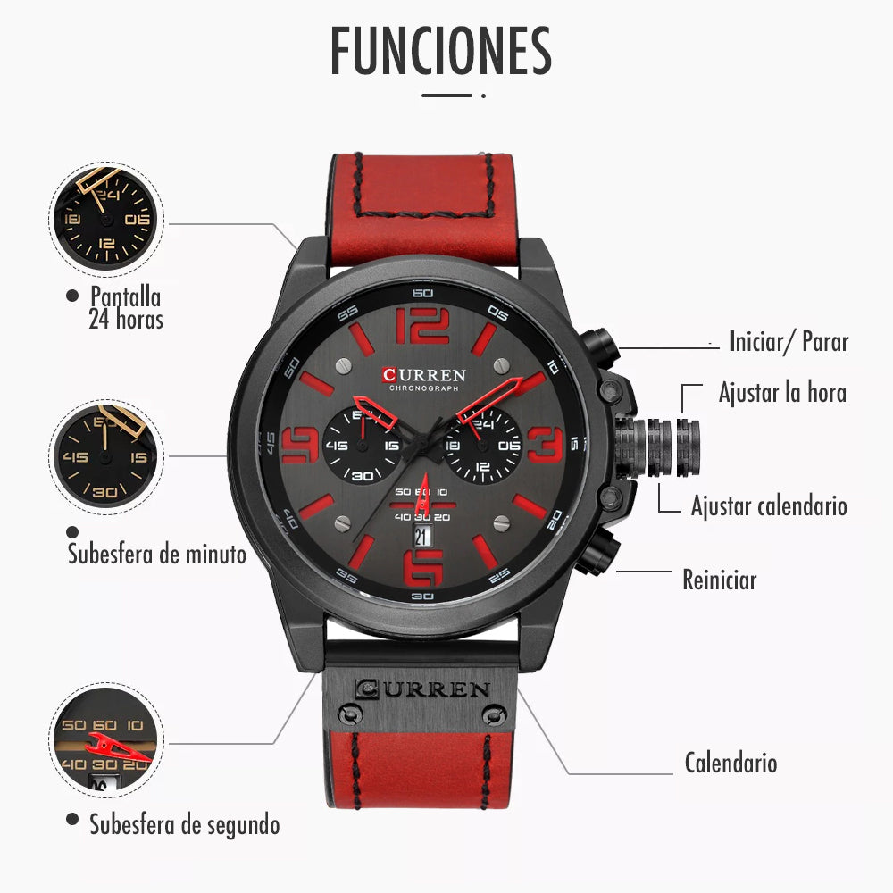 RELOJ CURREN REF. 8314 ROJO