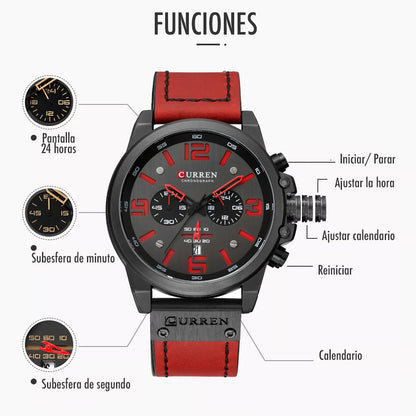 RELOJ CURREN REF. 8314 ROJO