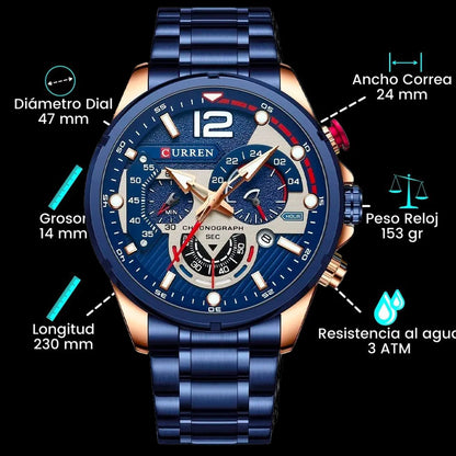 RELOJ CURREN REF. 8395 AZUL