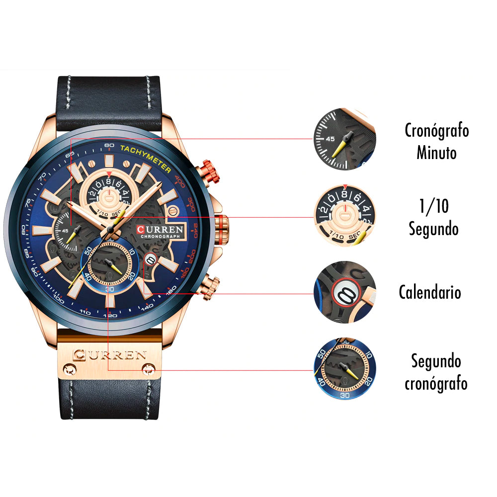 RELOJ CURREN REF. 8380 AZUL