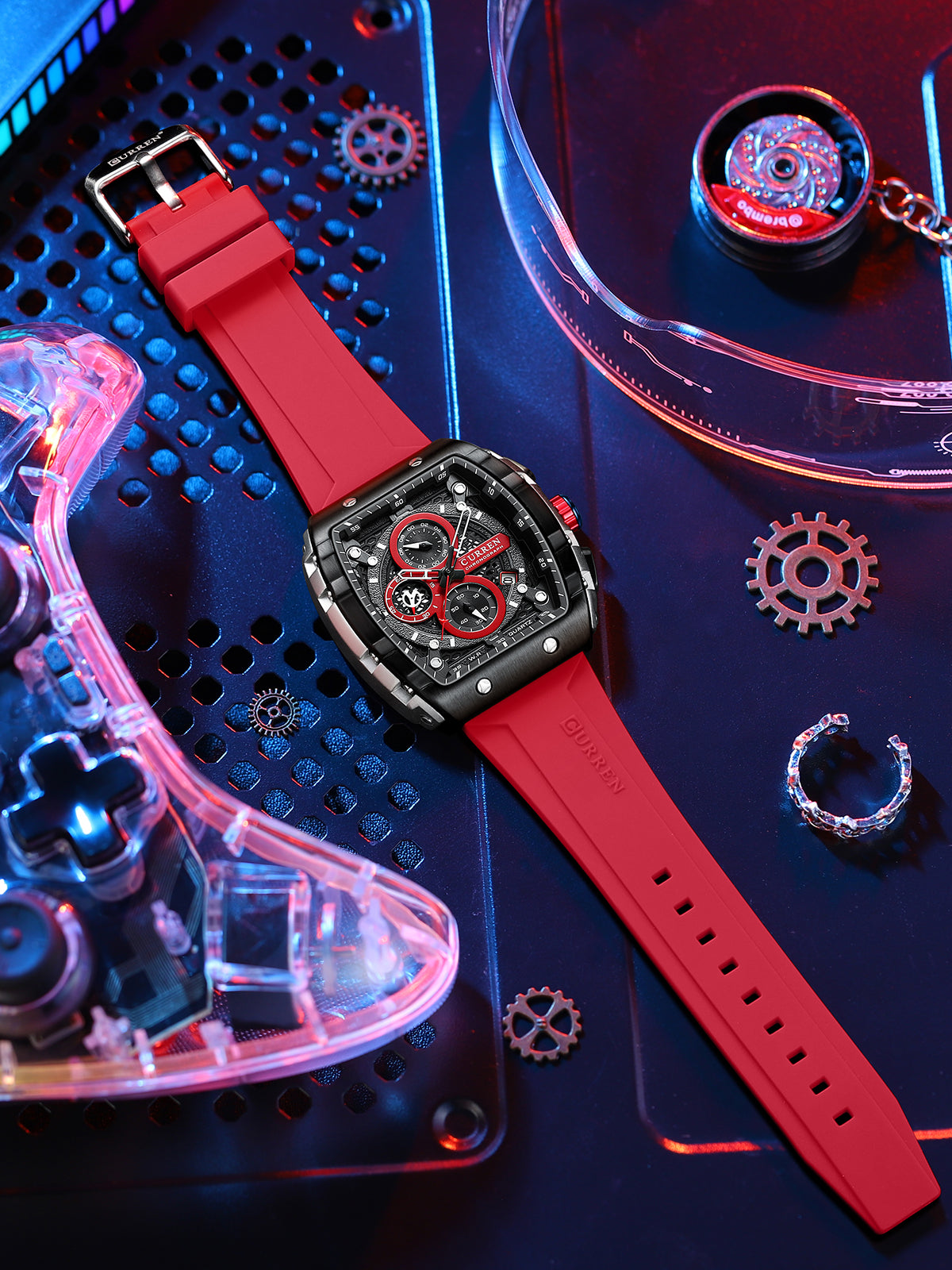 RELOJ CURREN REF. 8442 ROJO