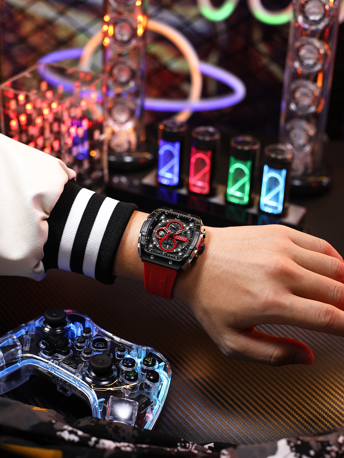 RELOJ CURREN REF. 8442 ROJO
