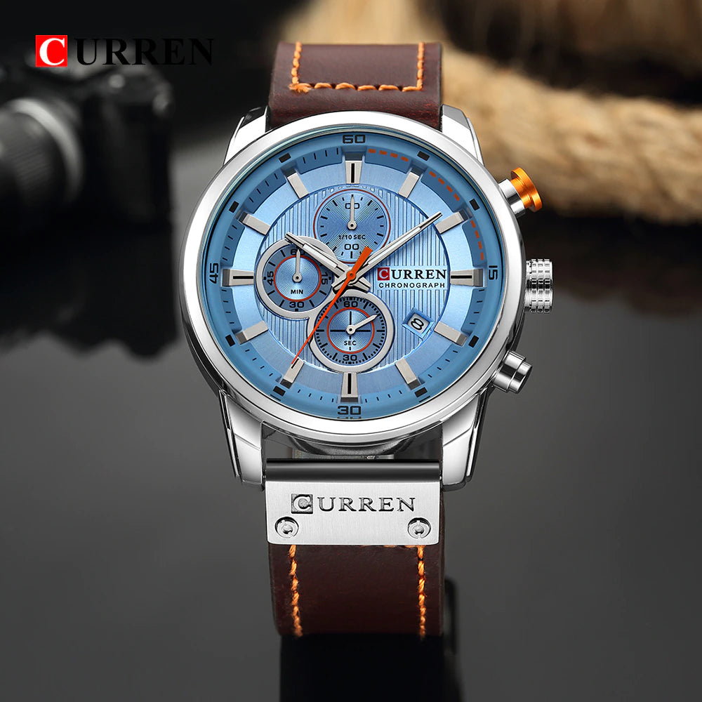 RELOJ CURREN REF. 8291 CAFE CELESTE