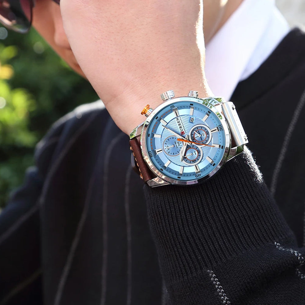 RELOJ CURREN REF. 8291 CAFE CELESTE